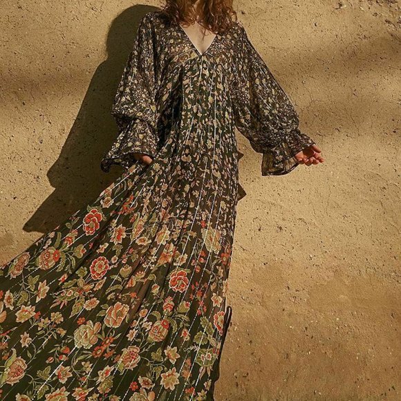 Rococo Sand Dresses & Skirts - NWT Rococo Sand Hana Printed Kaftan Dress